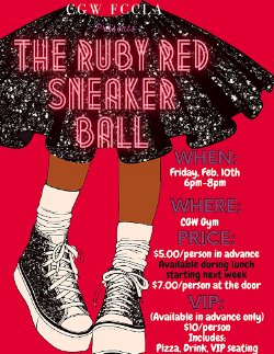 Ruby Red Sneaker Ball
